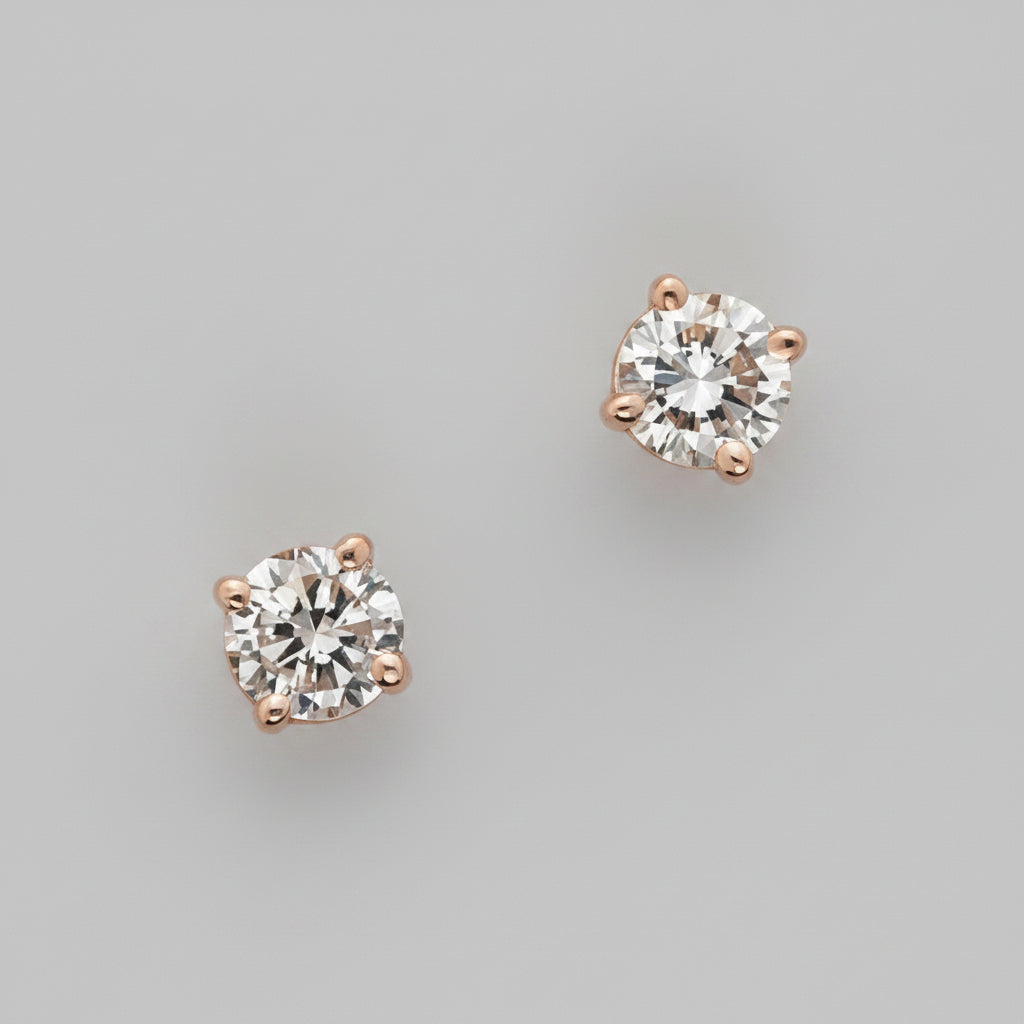 Solitaire Earrings