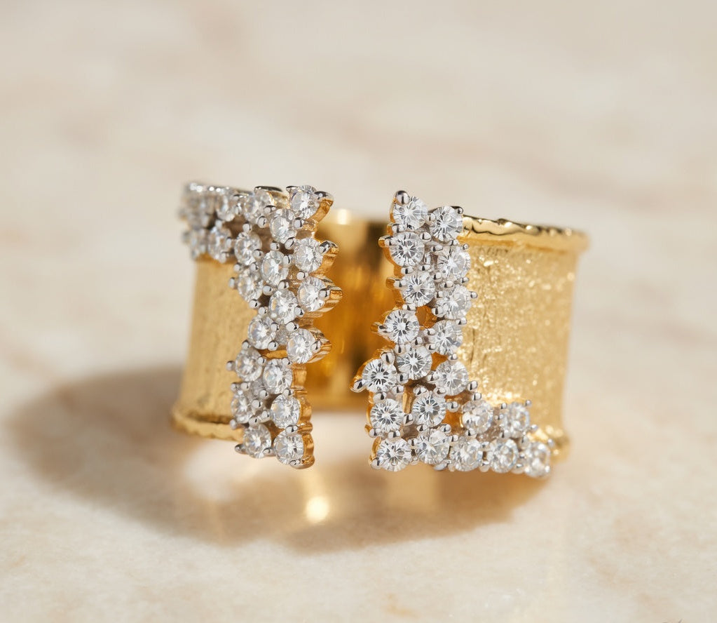 Contemporary Diamond Ring