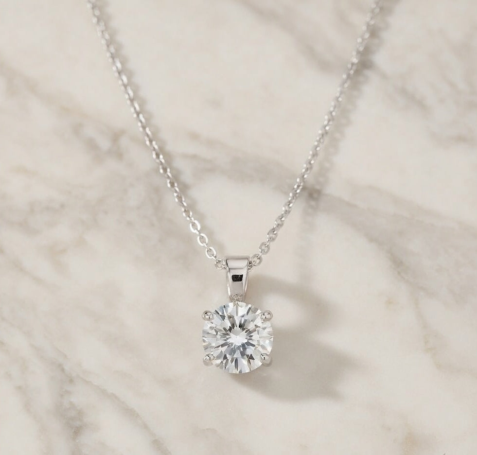 The Classic Solitaire Pendant