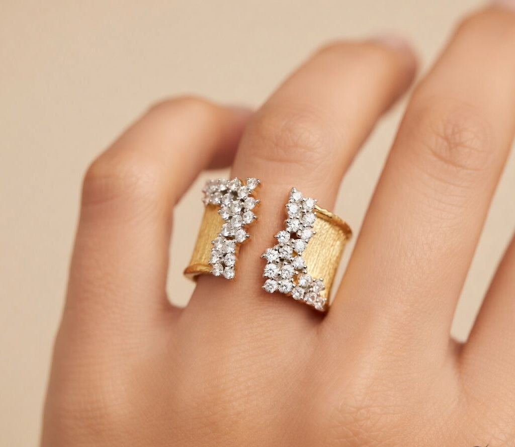 Contemporary Diamond Ring