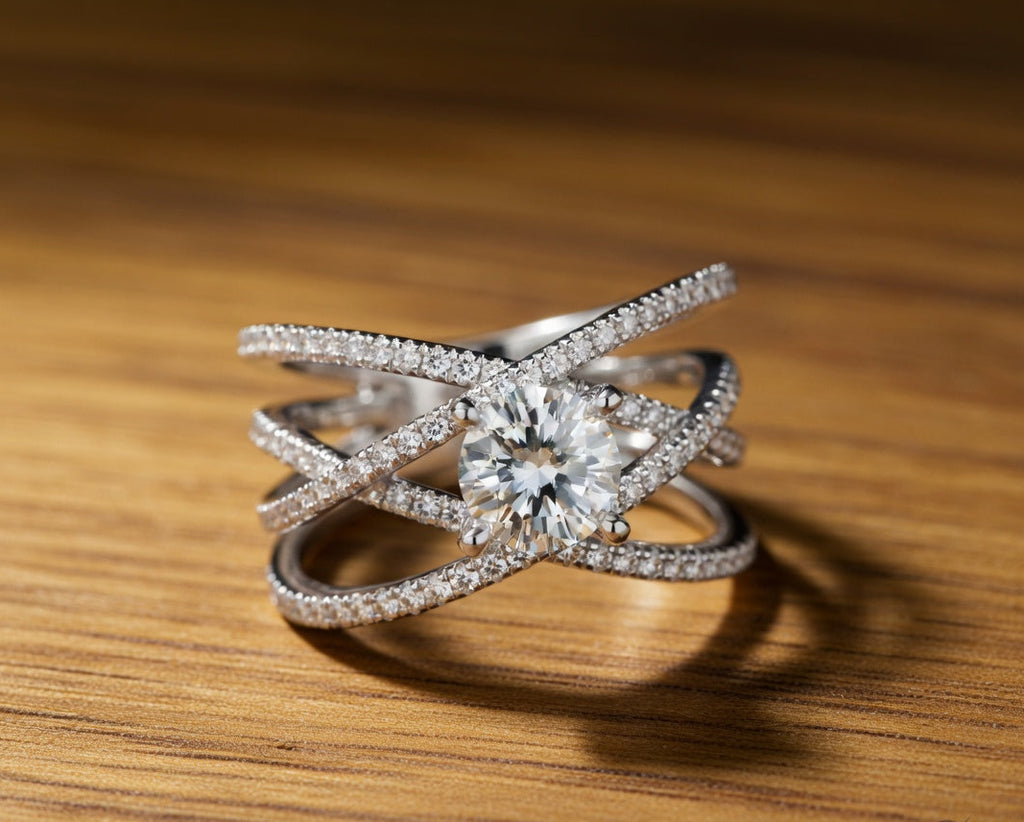 Radiant Criscross Ring