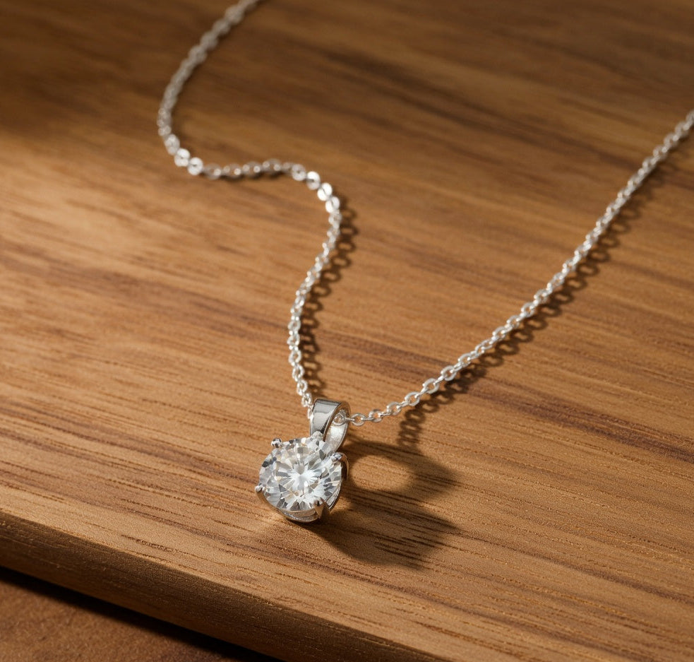 The Classic Solitaire Pendant