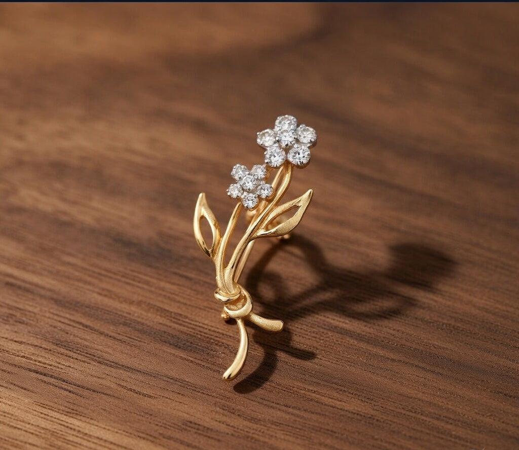 Floral Radiance Brooch